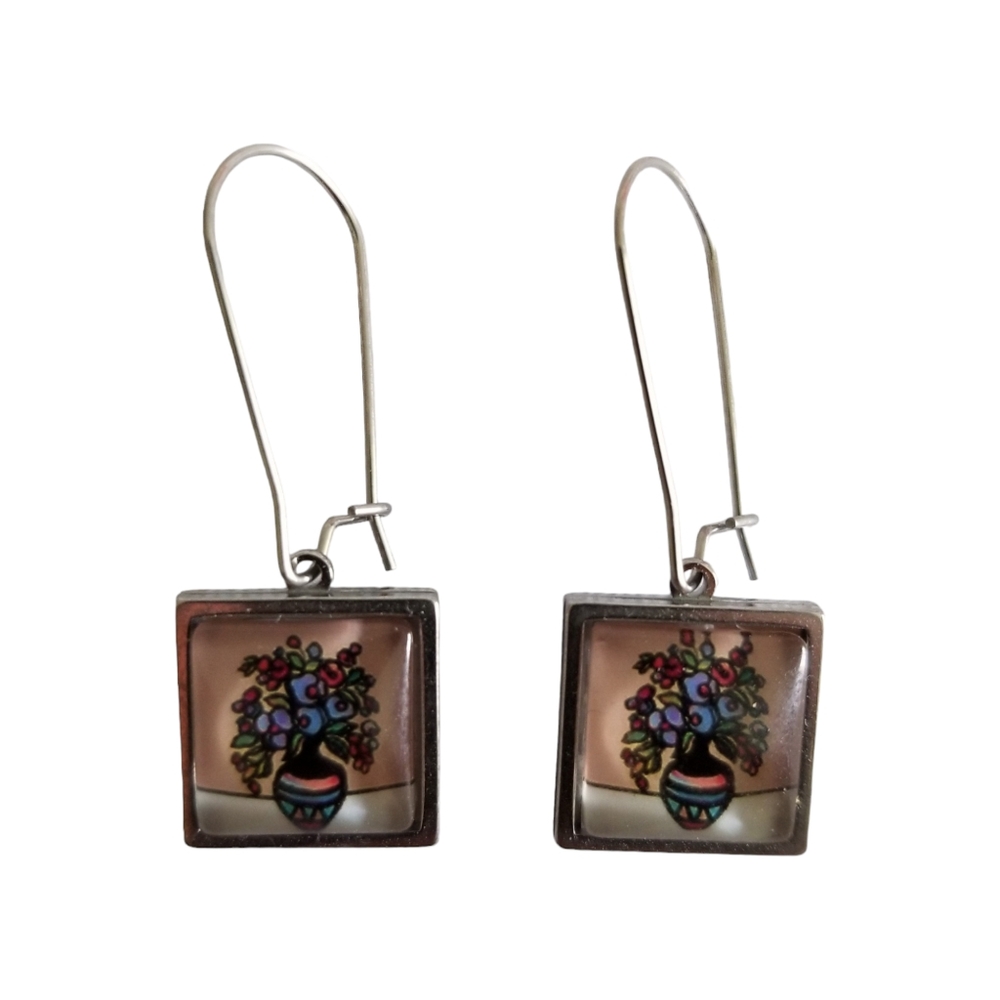 Handcrafted Floral Earrings